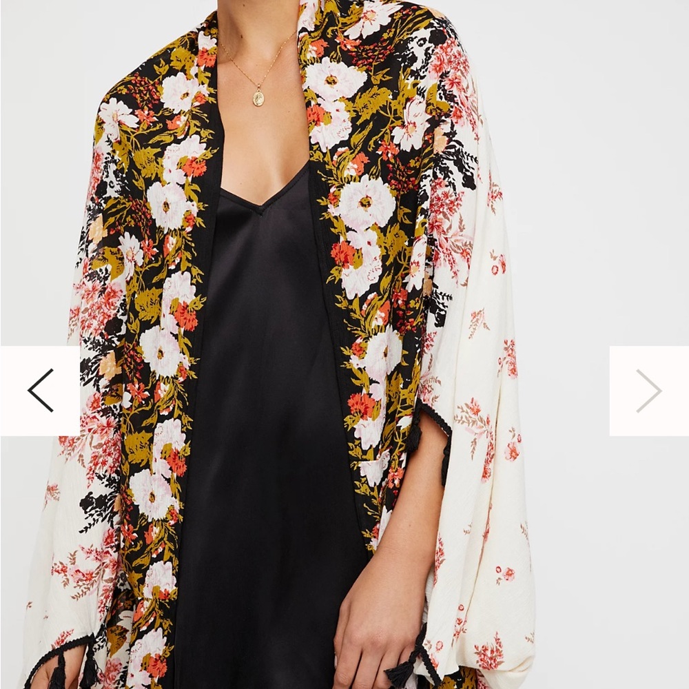 Free People Intimately Bali Wrapped In Blooms Shawl